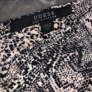 Snake print mini dress